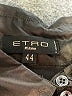 ETRO Metallic Black Brown Long Sleeve Button-Down Shirt Size EU (IT) 44 / US 8 - photo 7