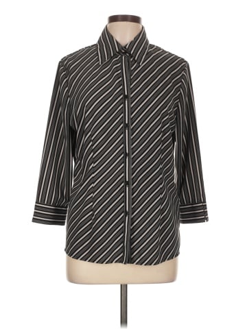 Worthington 3/4 Sleeve Button-Down Shirt (view 1)