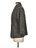 Worthington Stripes Black 3/4 Sleeve Button-Down Shirt Size L - photo 5