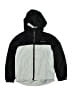 Eddie Bauer 100% Polyester Color Block Gray Track Jacket Size 10 - 12 - photo 1
