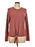 Alya Burgundy Pink Long Sleeve T-Shirt Size L - photo 1