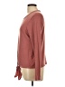 Alya Burgundy Pink Long Sleeve T-Shirt Size L - photo 5