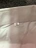 Unbranded Solid Ivory Long Sleeve Button-Down Shirt Size 8 - photo 3