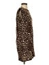 Only Animal Print Brown Casual Dress Size XS - photo 4