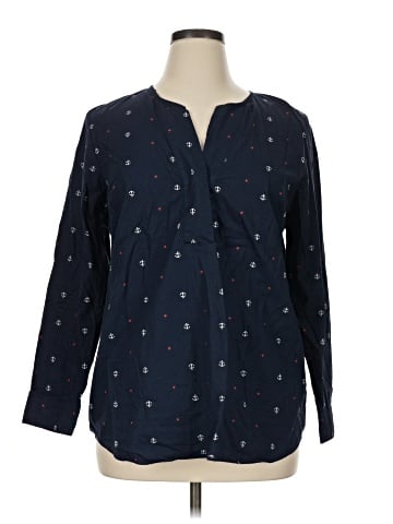 Nautica 3/4 Sleeve Blouse (view 1)