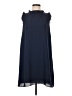 Lilly Pulitzer 100% Polyester Solid Blue Casual Dress Size S - photo 1