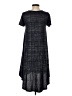 Lularoe Plaid Gray Casual Dress Size XS - photo 2
