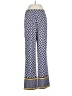 Lands' End Print Blue Casual Pants Size S - photo 1