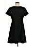 Ann Taylor Solid Black Casual Dress Size 8 (petite) - photo 1