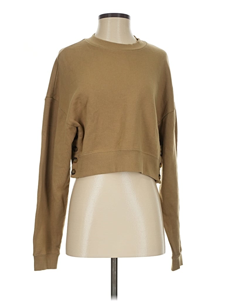 Pre-owned Amuse Society Sweatshirt In Tan