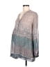 A Pea in the Pod 100% Polyester Gray Long Sleeve Blouse Size Med Maternity - photo 1