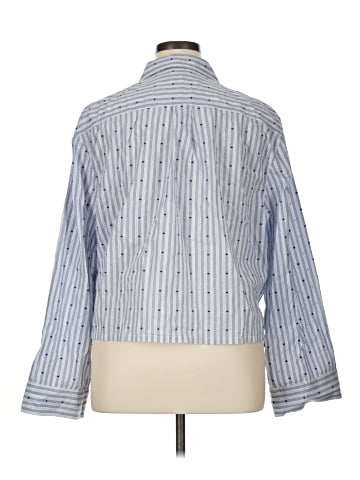 Aerie 3/4 Sleeve Button-Down Shirt (view 2)