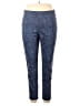 Ruby Rd. Animal Print Blue Casual Pants Size L - photo 1