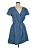 Madewell Solid Blue Casual Dress Size M - photo 1
