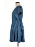 Madewell Solid Blue Casual Dress Size M - photo 5