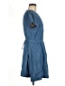Madewell Solid Blue Casual Dress Size M - photo 4