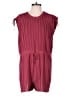 Club Monaco Stripes Burgundy Romper Size 4 - photo 1