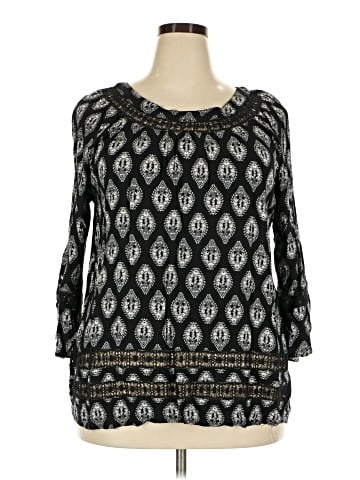 Honey Punch 3/4 Sleeve Blouse (view 1)