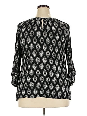 Honey Punch 3/4 Sleeve Blouse (view 2)