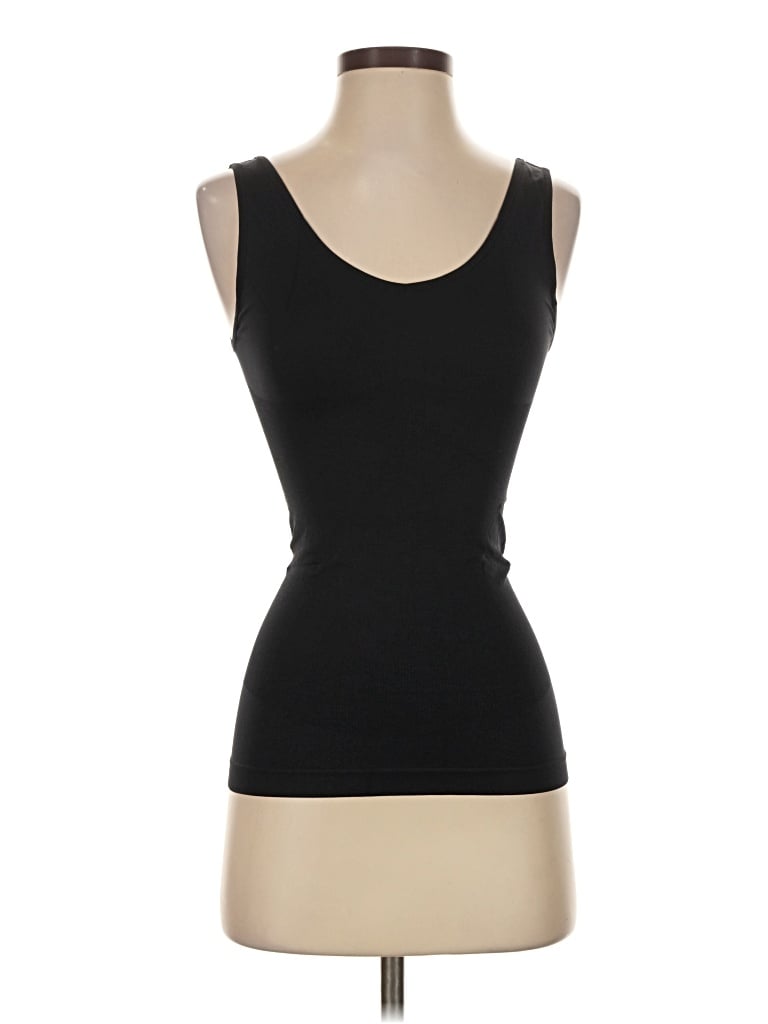 Pre-owned Jockey Tank Top Black Strapless Neckline Tops