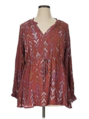 Torrid Long Sleeve Blouse (view 1)
