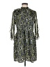 Zara Basic Print Green Casual Dress Size M - photo 1