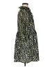 Zara Basic Print Green Casual Dress Size M - photo 4