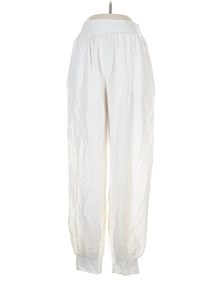 Pre-owned Unbranded Casual Pants In Ivory