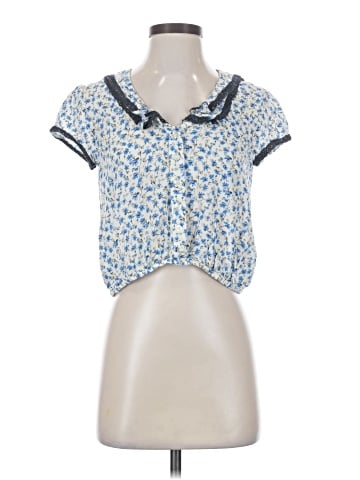 Free People Short Sleeve Blouse (view 1)