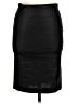 Bebe Solid Black Faux Leather Skirt Size 6 - photo 1