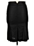 Bebe Solid Black Faux Leather Skirt Size 6 - photo 2