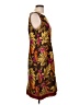 Rafael 100% Silk Tropical Brown Cocktail Dress Size 10 - photo 4