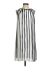 Max Studio 100% Polyester Stripes Silver Casual Dress Size S - photo 1