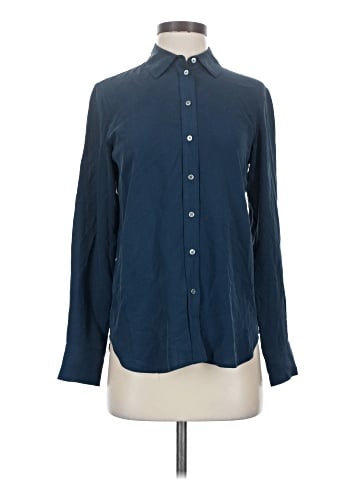 Everlane Long Sleeve Silk Top (view 1)