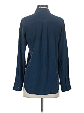 Everlane Long Sleeve Silk Top (view 2)