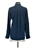 Everlane 100% Silk Solid Blue Long Sleeve Silk Top Size 00 - photo 2