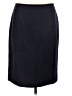 Pendleton 100% Wool Solid Black Wool Skirt Size 10 Petite - photo 1