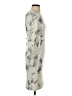 BCBGMAXAZRIA Graphic Silver Cocktail Dress Size S - photo 4