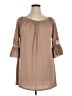 Win Win Brown 3/4 Sleeve Blouse Size XL - photo 1