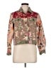 Stonebridge 100% Cotton Floral Pink Jacket Size M (petite) - photo 1