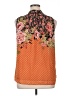 DR2 100% Polyester Orange Sleeveless Blouse Size XL - photo 2