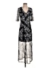 Leota Paisley Black Casual Dress Size XS - photo 1