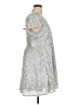 rue21 100% Polyester Metallic Silver Cocktail Dress Size 1X - photo 4