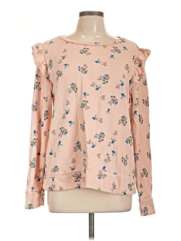 Ann Taylor LOFT Outlet Long Sleeve T-Shirt (view 1)
