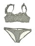 J.Crew Checkered-gingham Ivory Two Piece Swimsuit Size S - photo 1