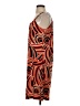 Nine West Print Orange Casual Dress Size S - photo 5