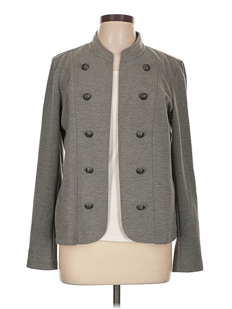 Pre-owned Maurices Blazer Jacket In Gray
