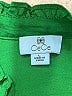 CeCe 100% Polyester Solid Green Casual Dress Size L - photo 7