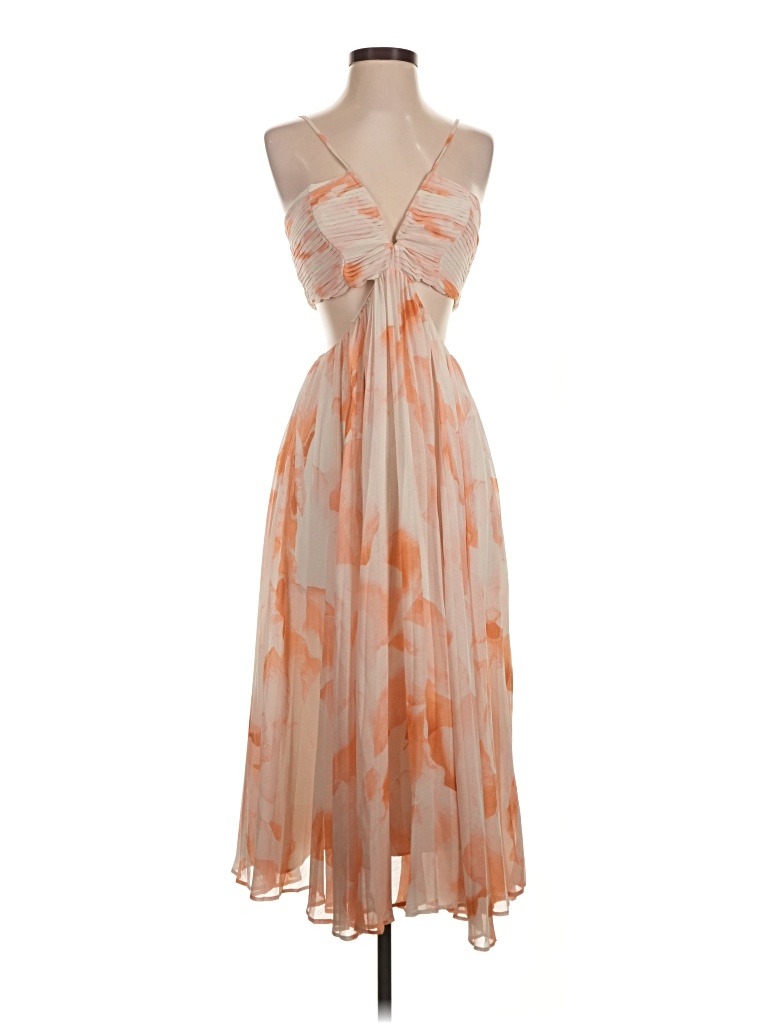 Pre-owned Express Cocktail Dress In Orange