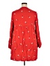 POPSUGAR 100% Rayon Red 3/4 Sleeve Blouse Size XXL - photo 2